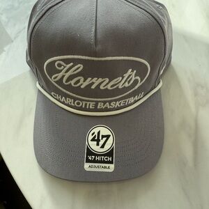 NWT Hornets Charlotte Basketball Gray Cap